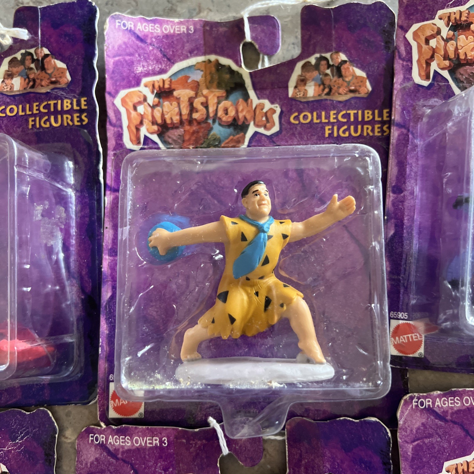 Set of 6 The Flintstones Movie Collectible Figures 1993