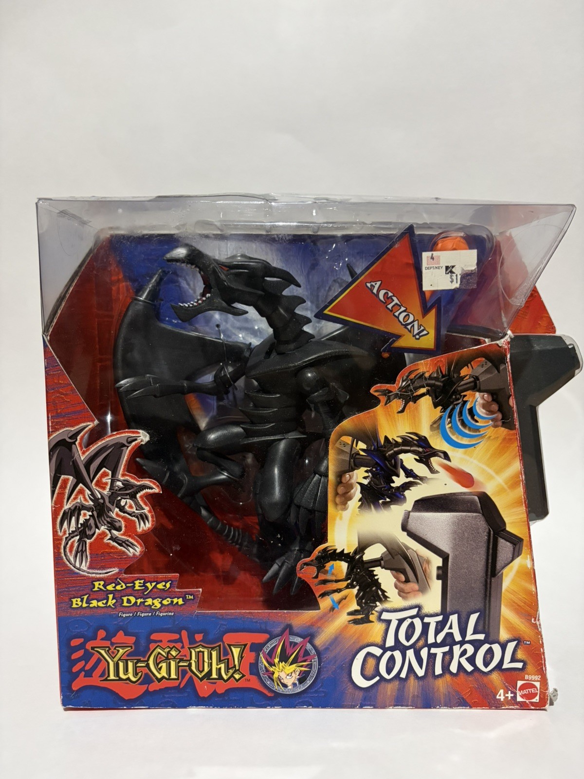 Red Eyes Black Dragon Total Control Action Figure Yu-Gi-Oh SEALED! READ!