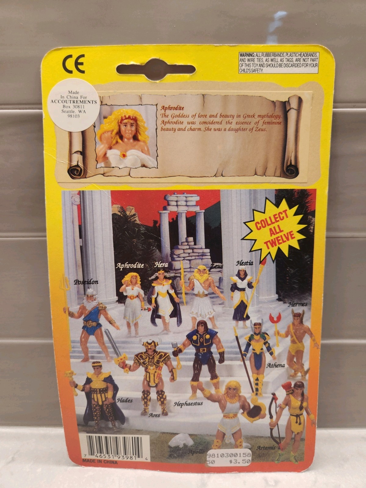 The Twelve Great Olympians Aphrodite Figure 1992 NEW SEALED 93981 90’s