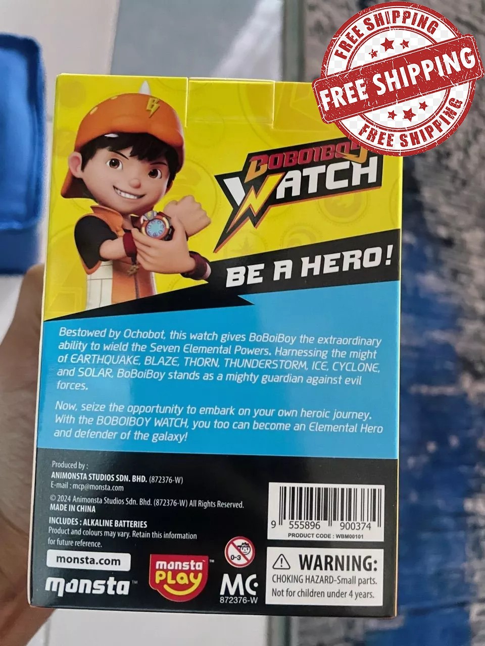 BOBOIBOY ELEMENTAL Watch with SOUNDS and LIGHT ORIGINAL Kids Gift FREE SHIPPING