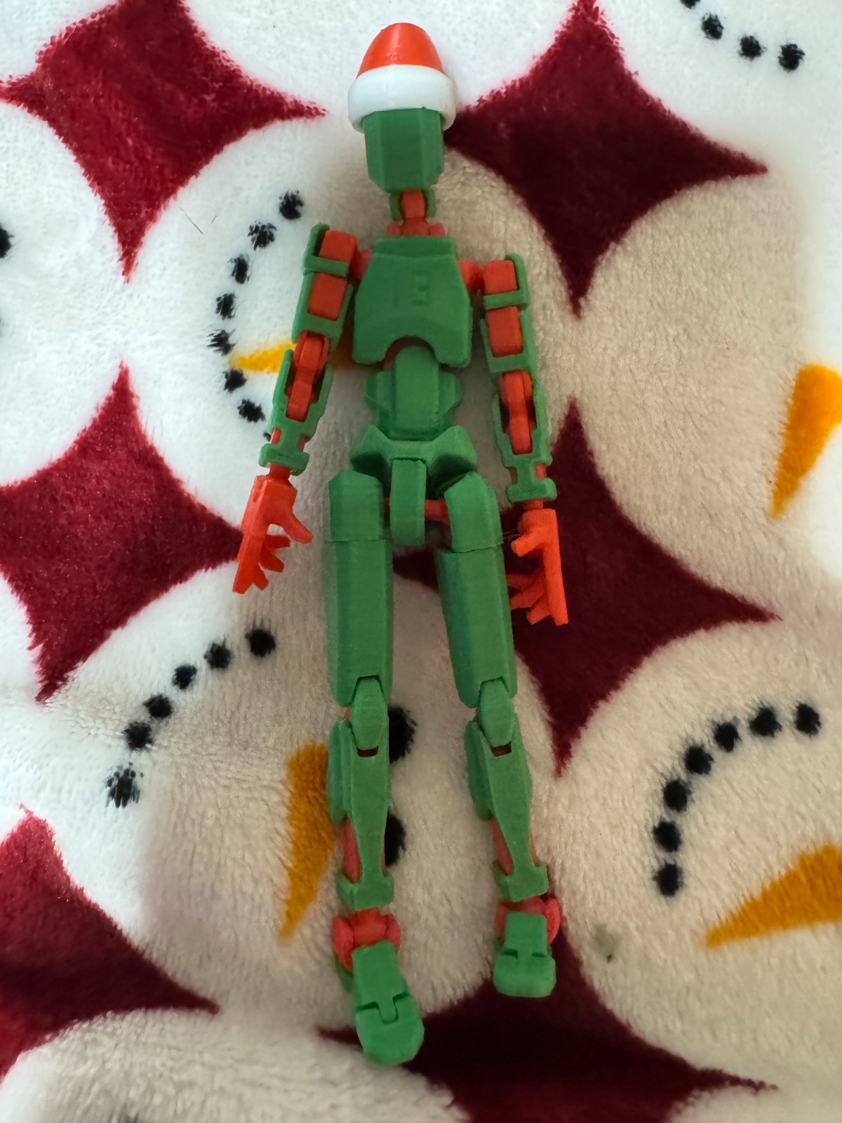 Dummy 13 action figure (Christmas Colors with Santa hat!)