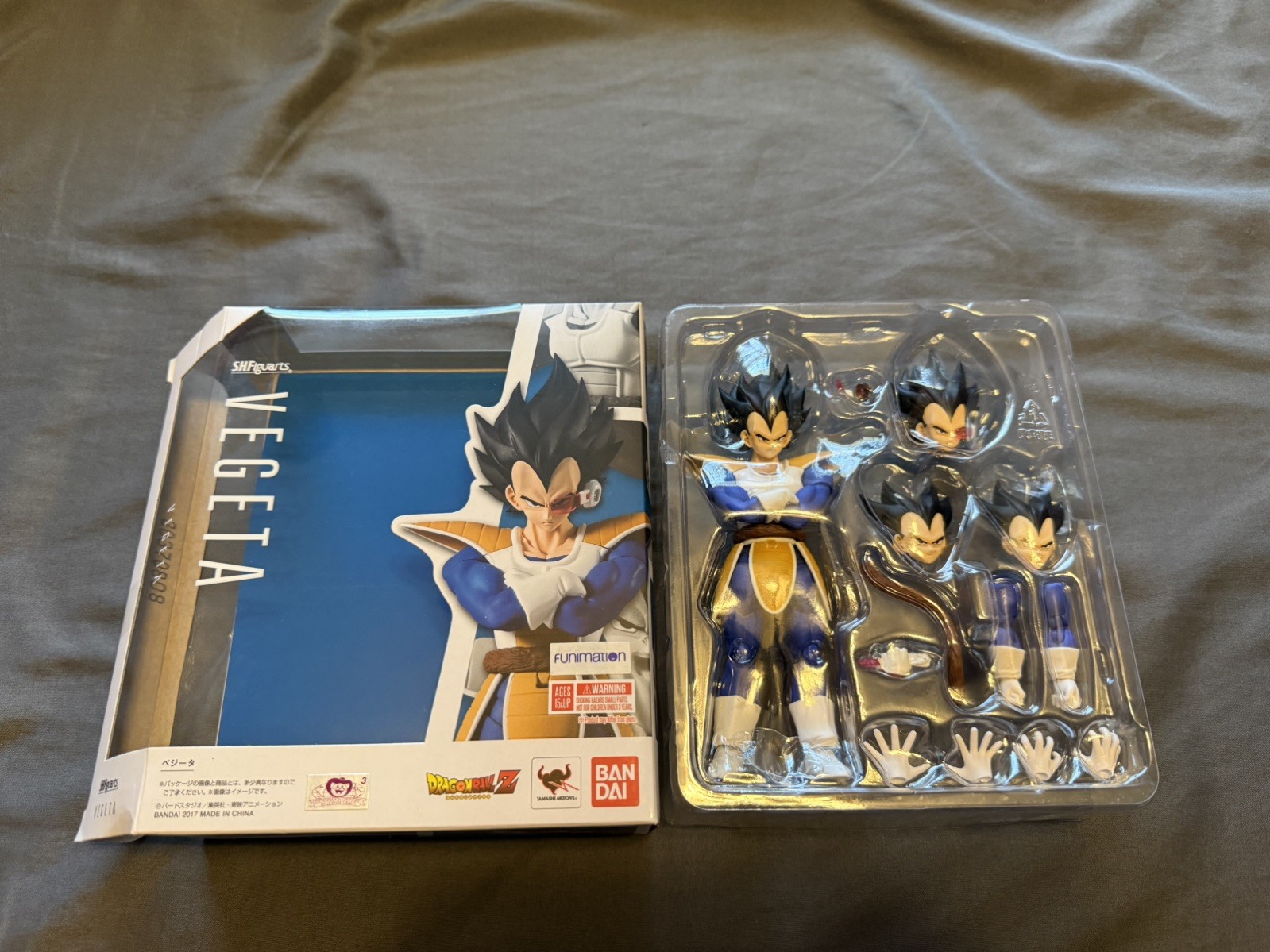 S.H.Figuarts Dragon Ball Vegeta Scouter OPEN BOX