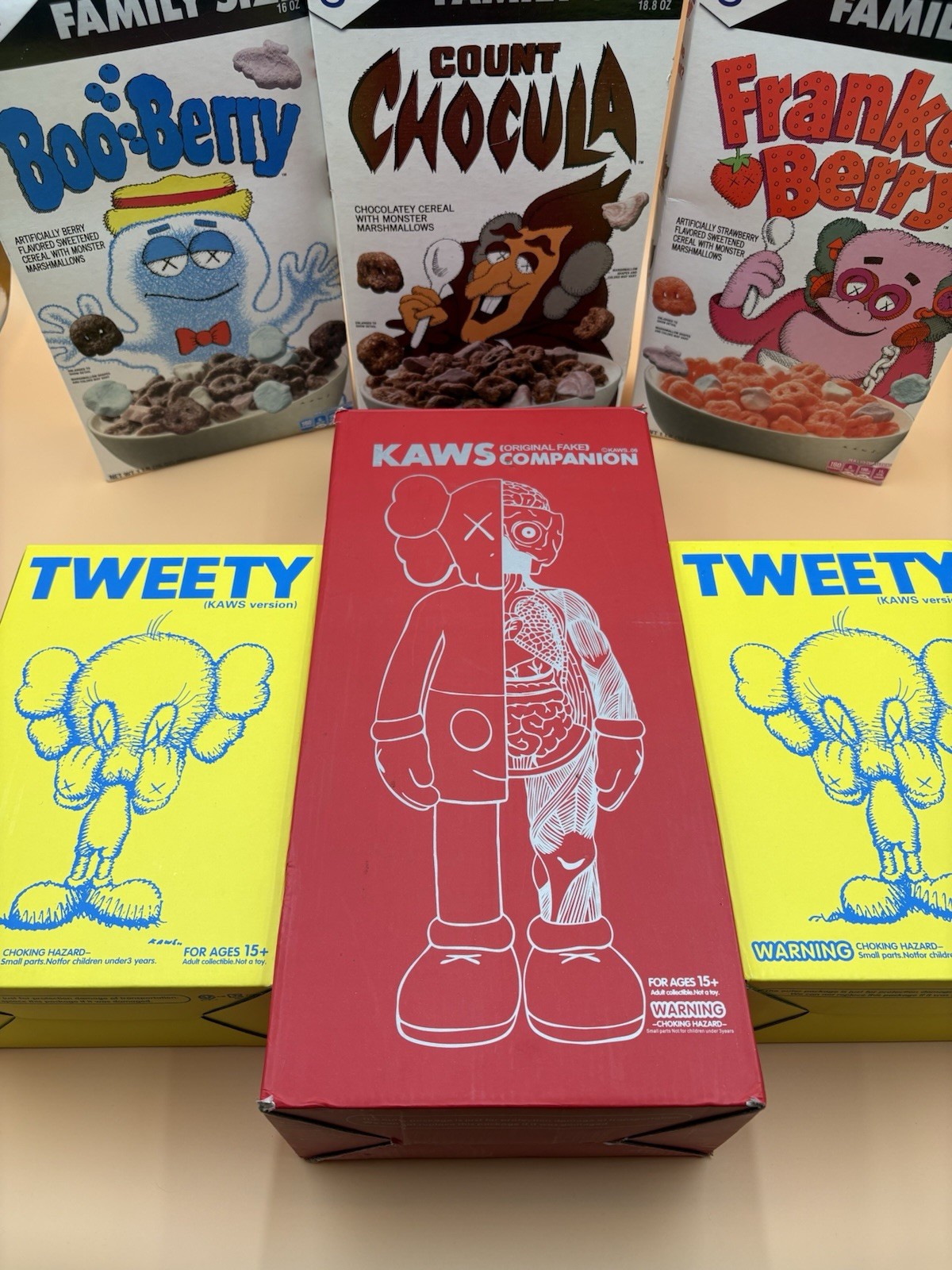 Kaws Companion Bundle of 3 Brand New In Original Packaging