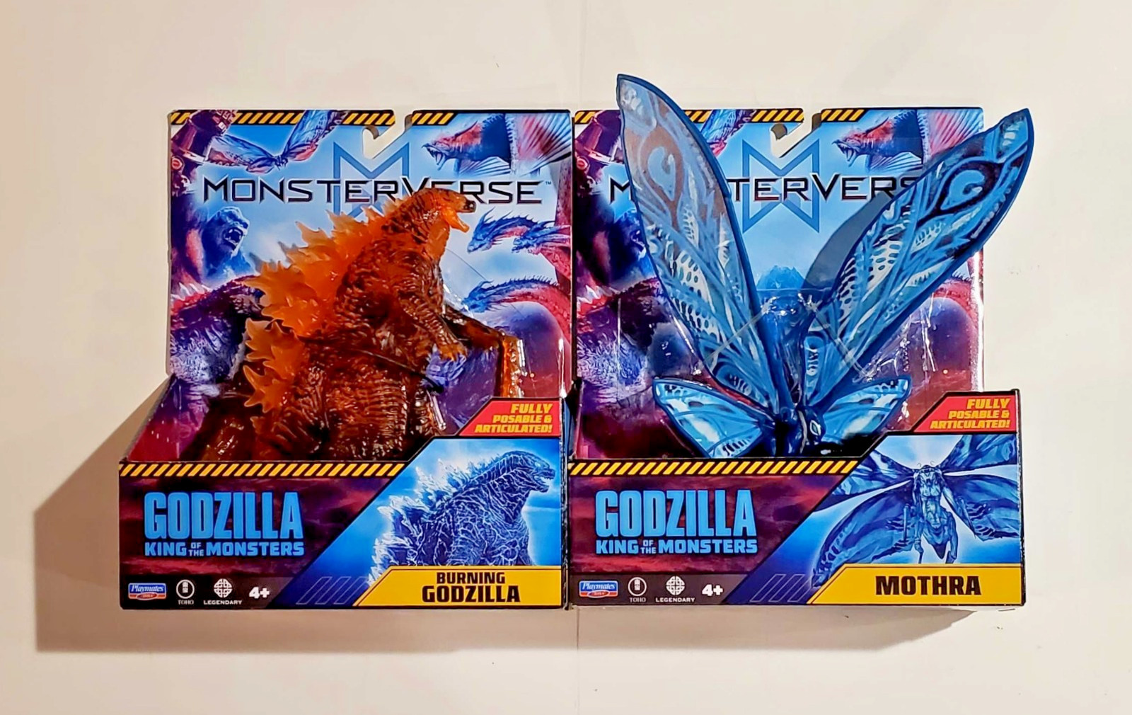 MonsterVerse King of Monsters 6″ Figure 2pk: BURNING GODZILLA and BLUE MOTHRA ?