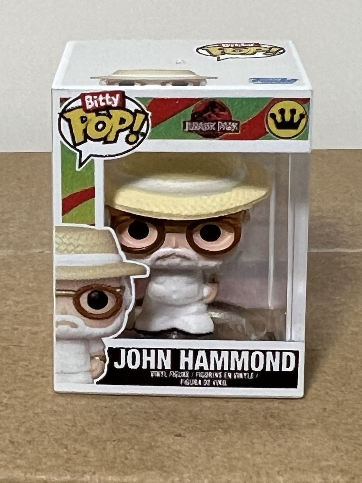 Funko Bitty Pop Jurassic Park John Hammond Mini Micro Figure New