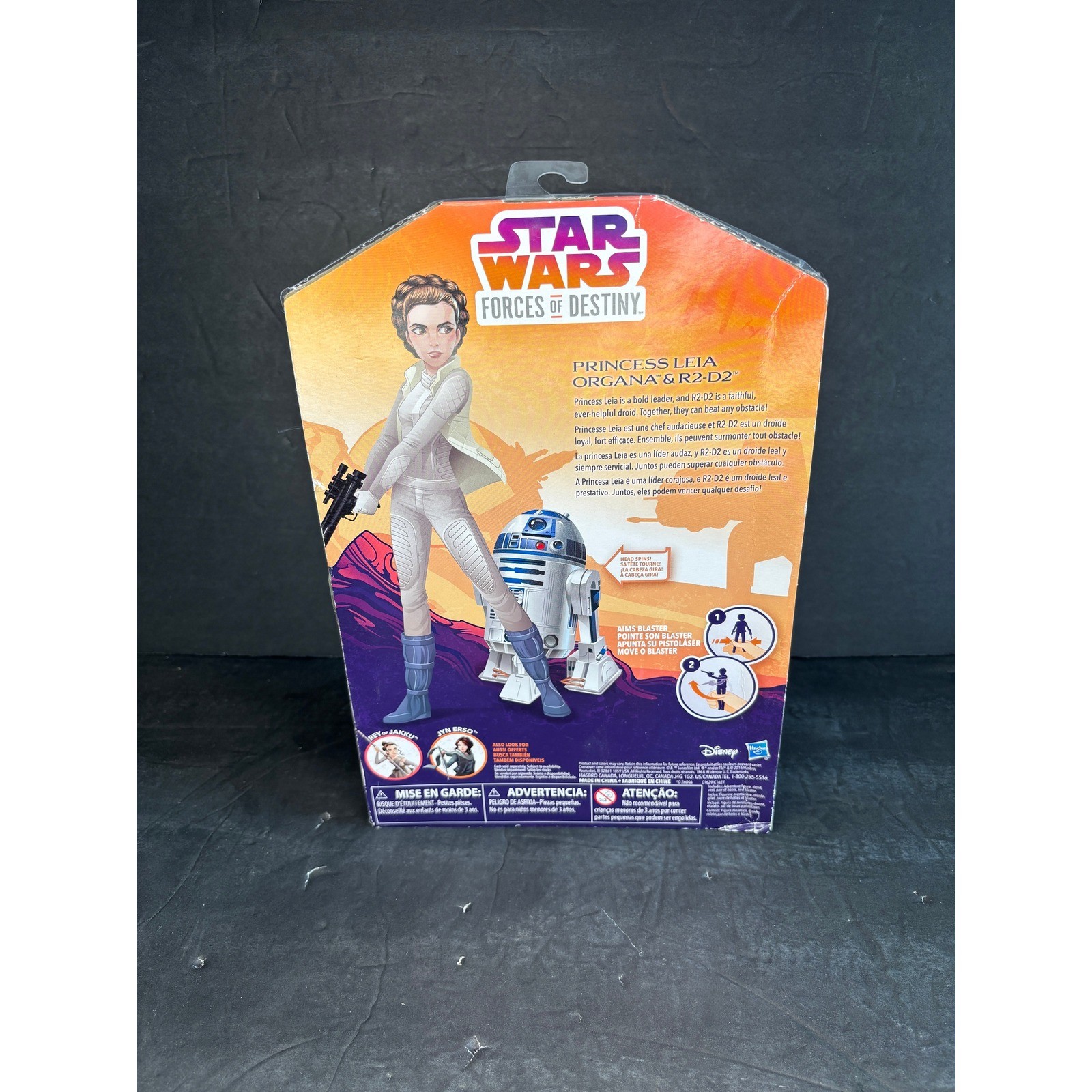 Star Wars Forces of Destiny Princess Leia Organa R2-D2 Adventure Figure C1627