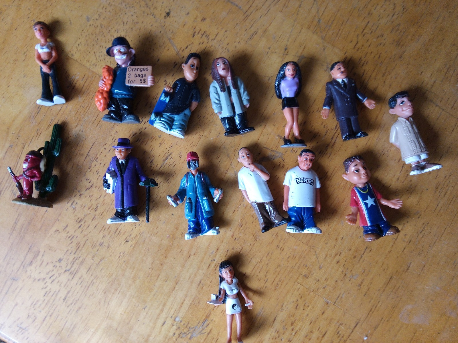 Lil Homies Figures Lot of 13 Mixed Series Collectible Mini Figures Vintage