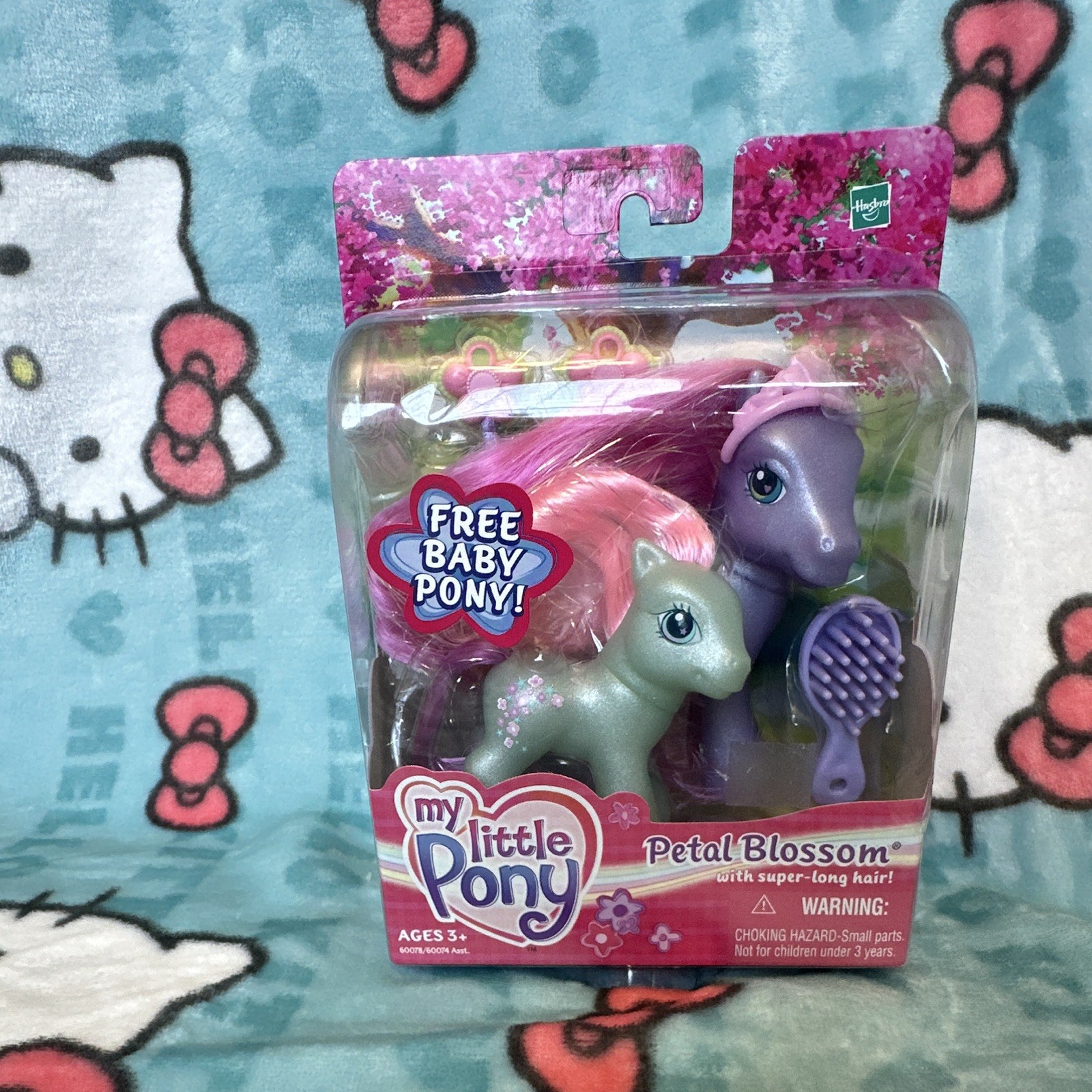Hasbro My Little Pony Petal Blossom Pony Figure Boxed w/ Brush & Crown
