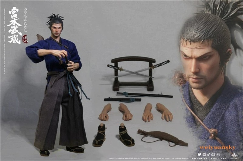 ZGJKTOYS JK005 Vagabond Miyamoto Musashi 1/6 Scale Limited Action Figure