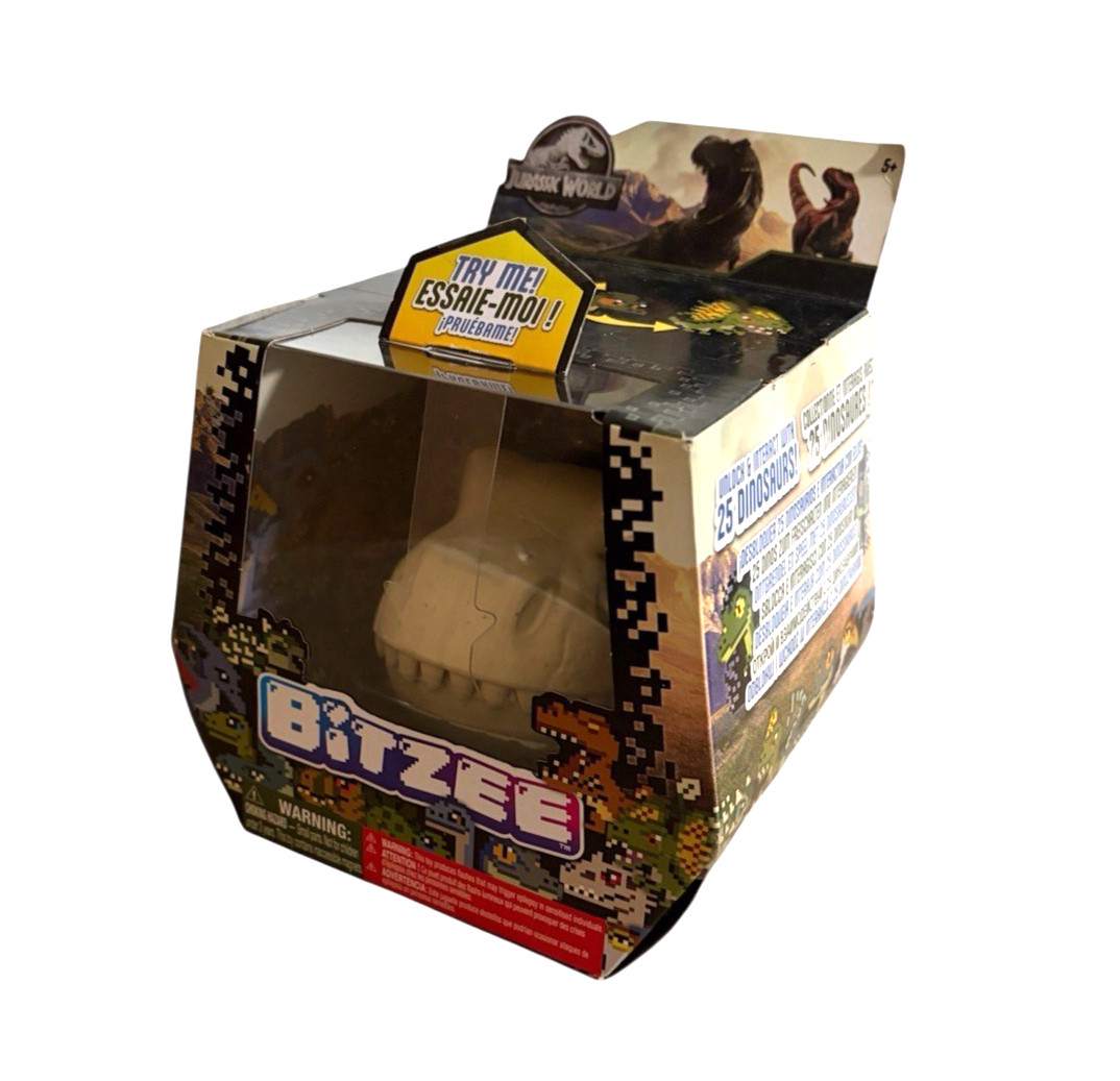 BITZEE Jurassic World Interactive Dinosaur Toy with 25 Dinosaurs Inside Reacts