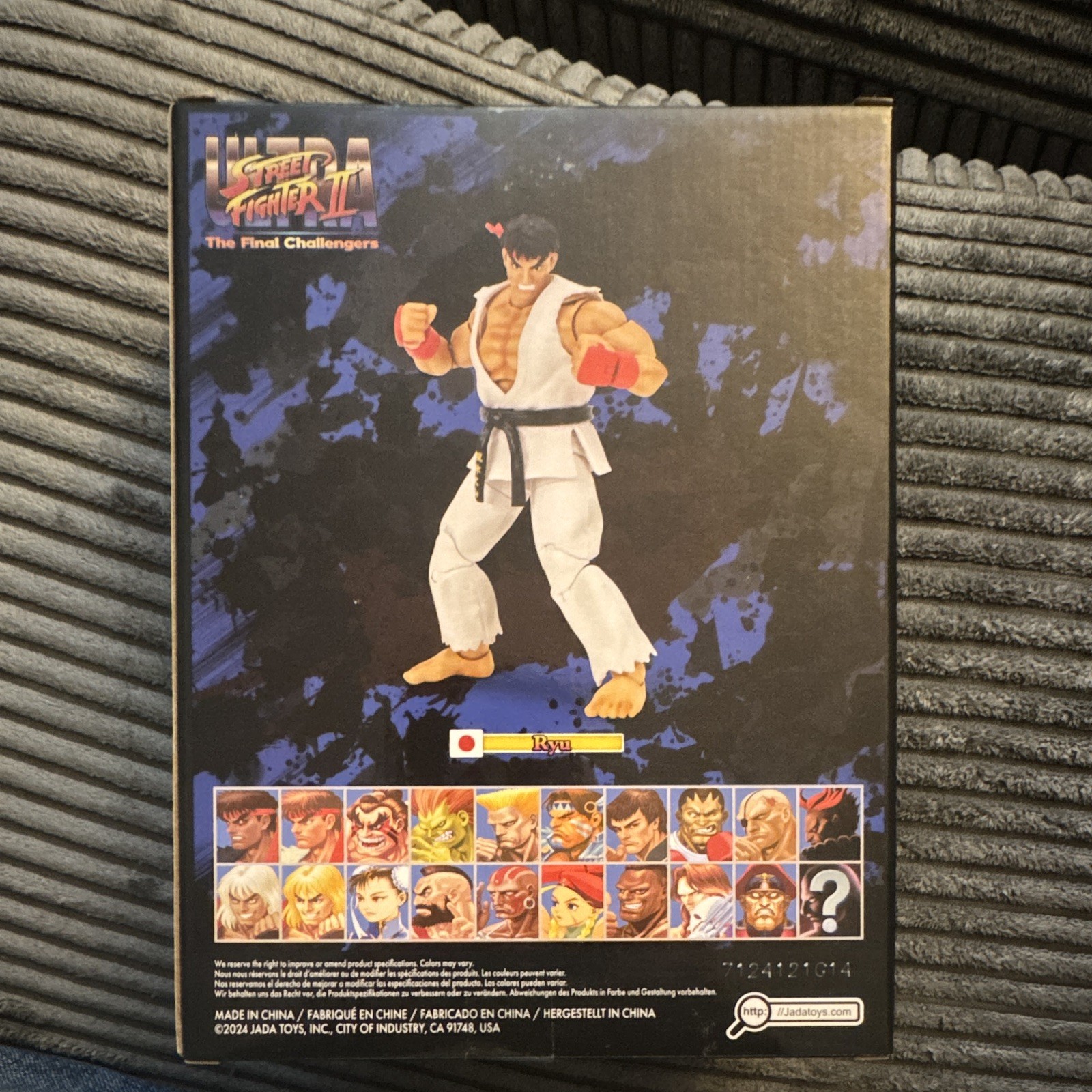 Jada Toys Ultra Street Fighter II Final Challengers Ryu Figure NIB