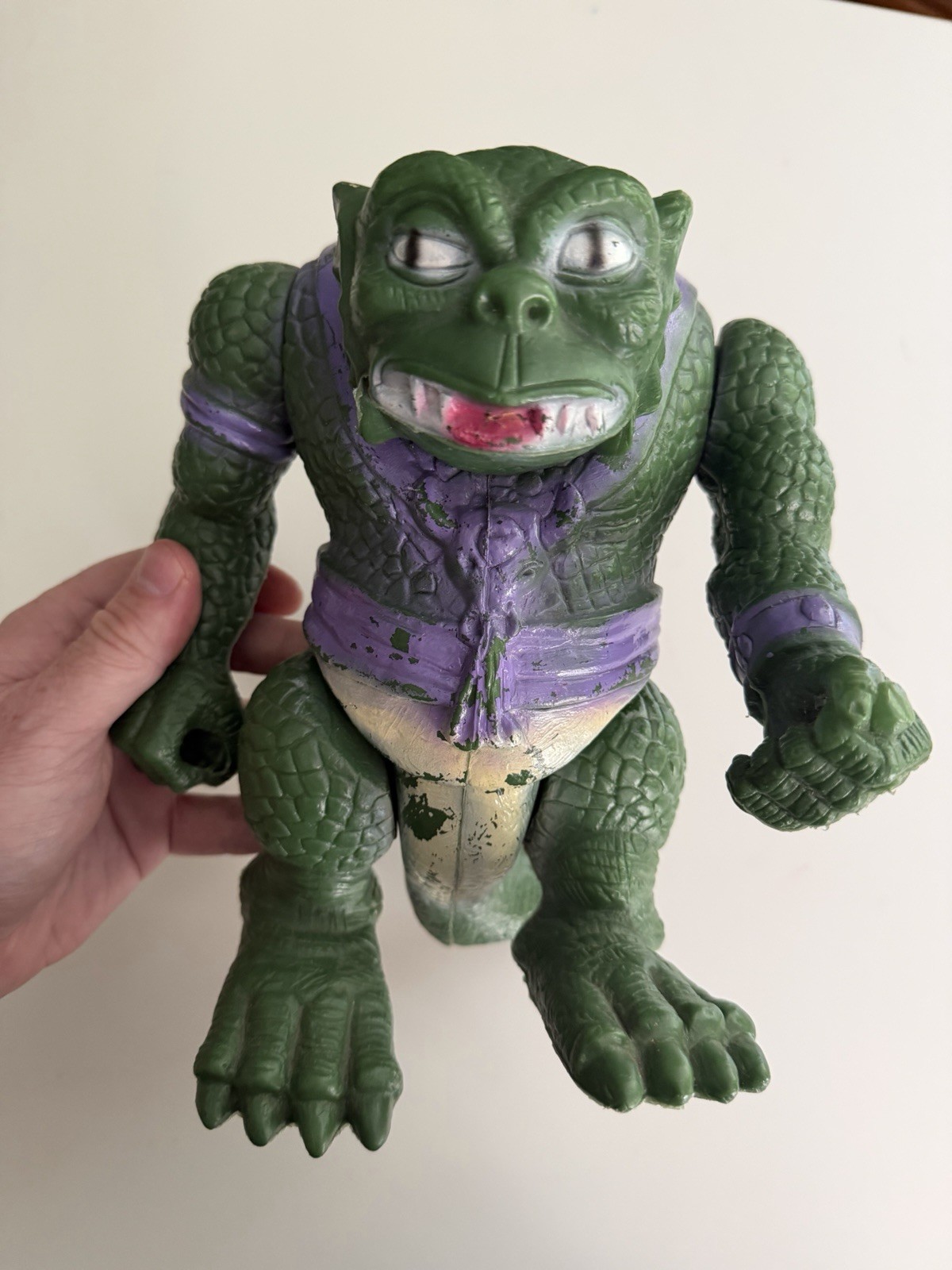 1980s Mexico blow mold Bootleg Thundercats S-S-Slithe 10″ tall RARE!! KO motu