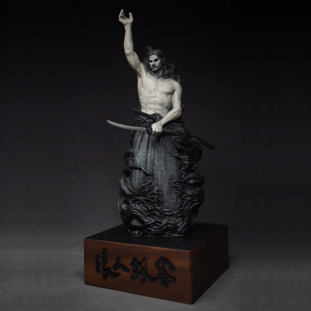 Jiong Studio VAGABOND Miyamoto Musashi 8in Statue Figure Model Painted Display