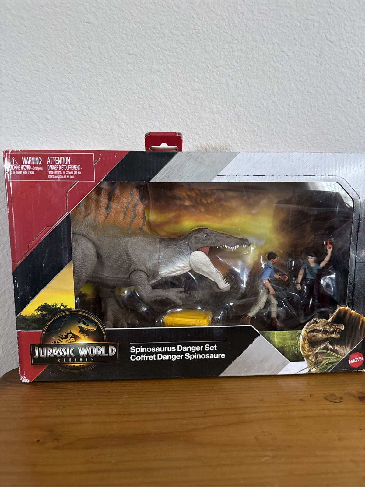 Jurassic World Rebirth Movie Spinosaurus Danger Dinosaur Set JGB54 New