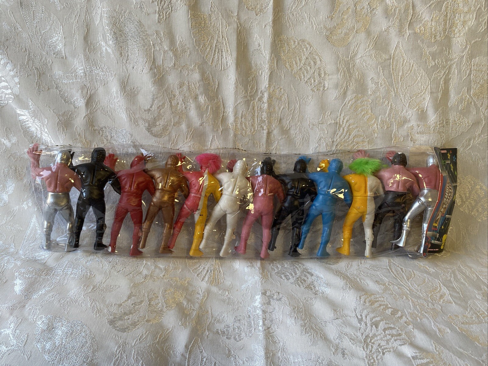 LUCHA LIBRE SET 12 Pack 4in Action Figures Mexican Toys Mexican Wrestlers IM