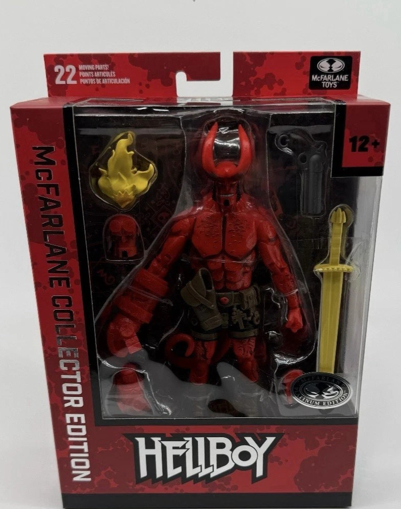 McFarlane Hellboy Collector Edition Platinum Chase Figure #60 2026 Dark Horse!