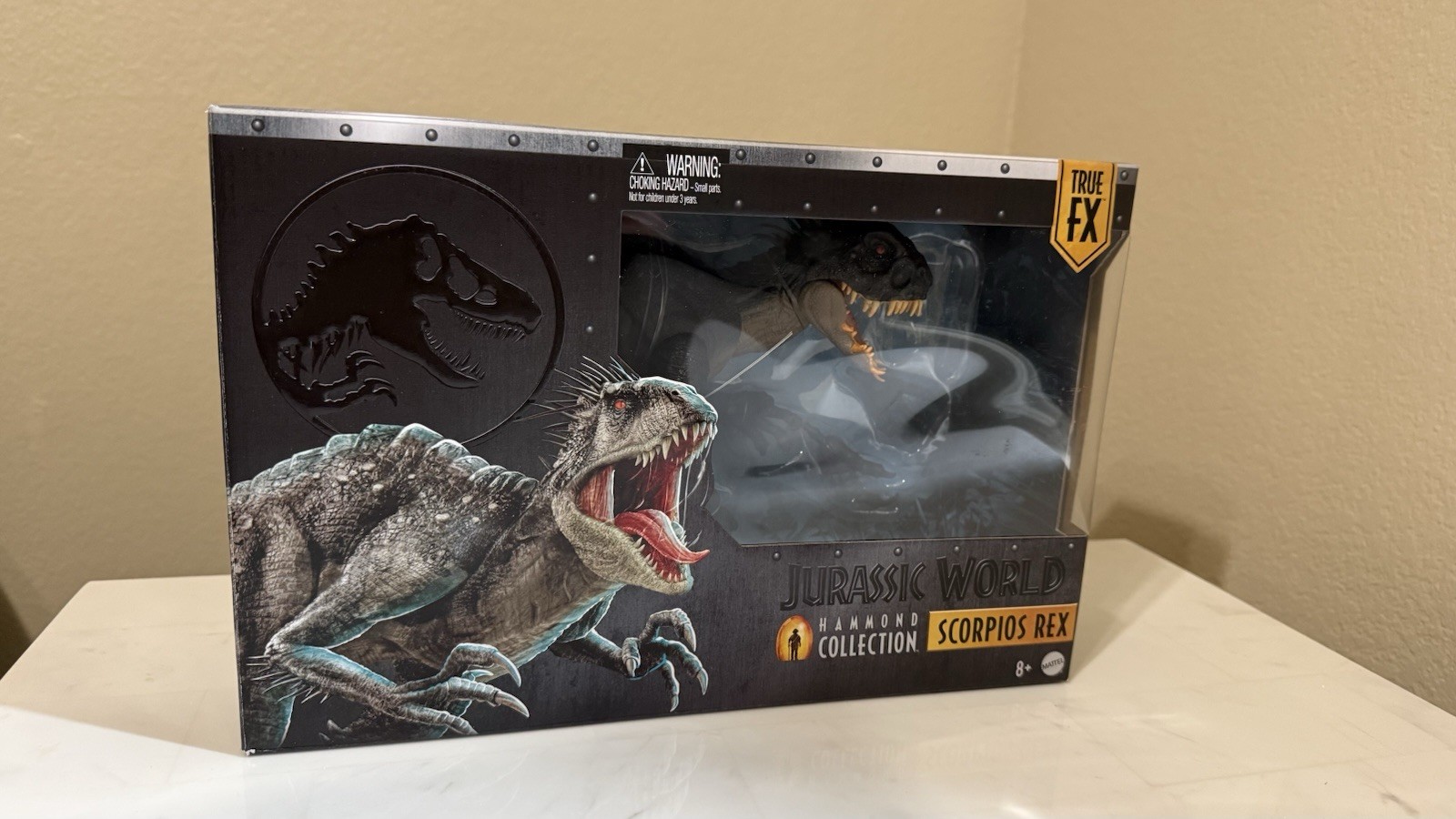 NEW Hammond Collection Indominus Rex, Scorpius Rex & Velociraptor Jurassic World