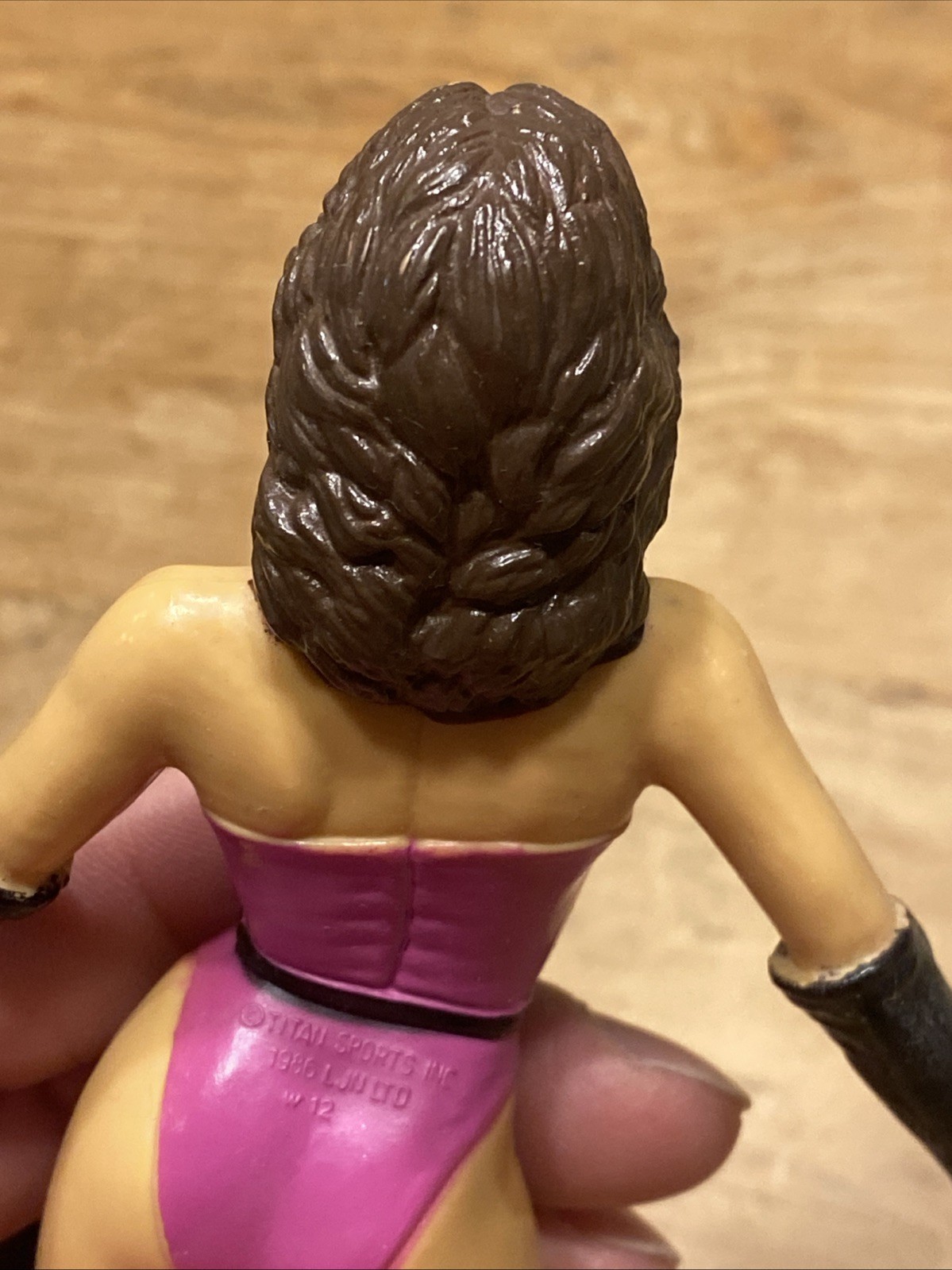 1986 WWF LJN Miss Elizabeth Original Purple Skirt Wrestling Superstars Rare