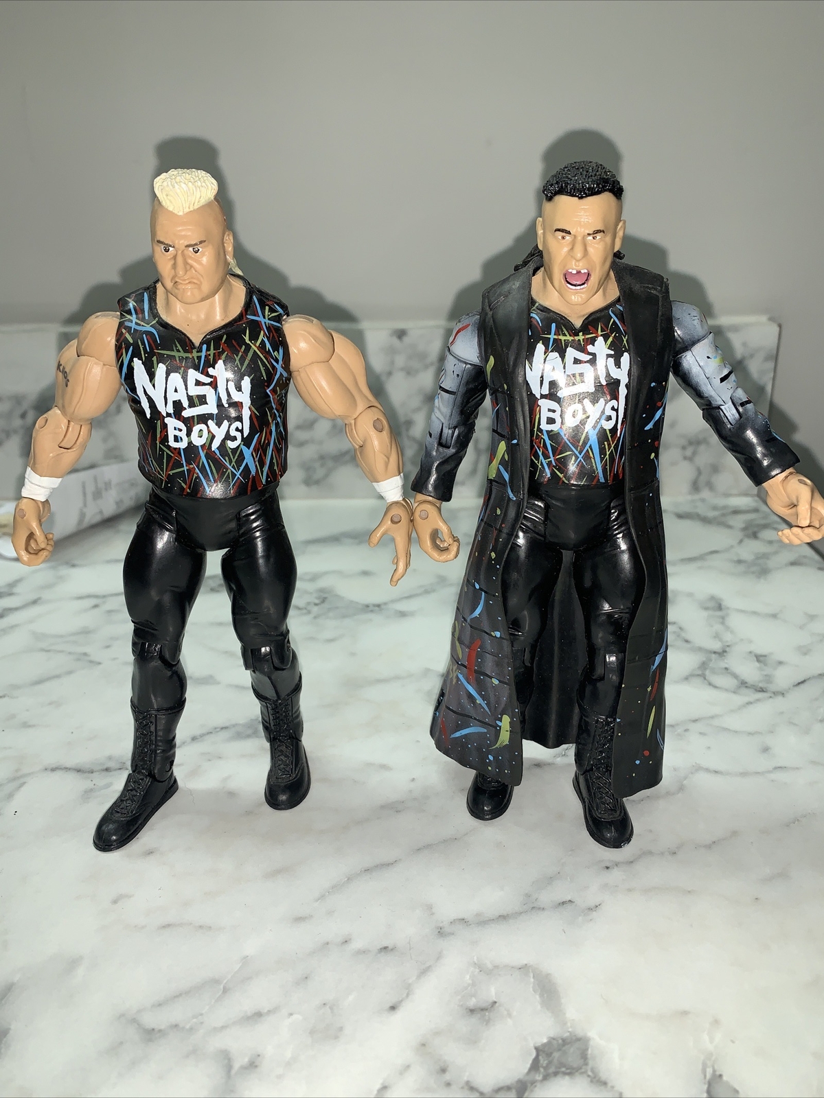 WWE Jakks Classic Superstars Series Nasty Boys Jerry Sags & Brian Knobbs