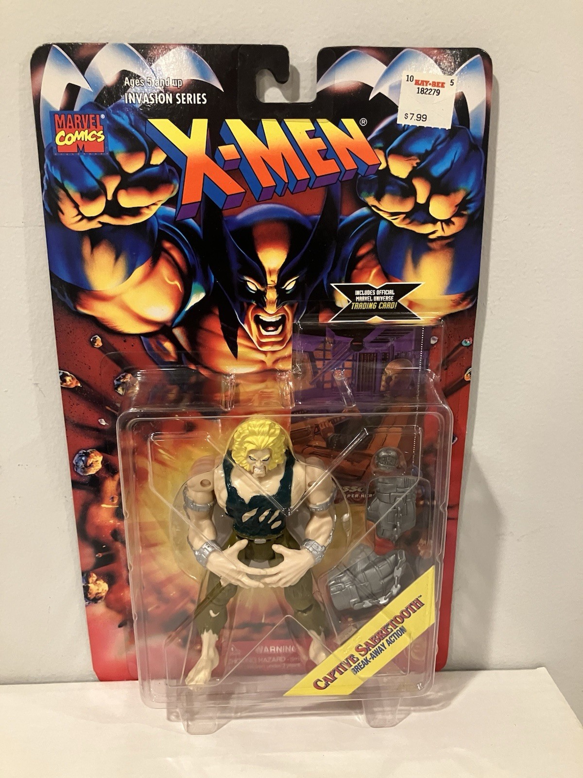 1995 Toy Biz X-Men Lot SABRETOOTH,ERIC THE RED,SPIRAL MOSC XMEN 97 MUTANTS MCU