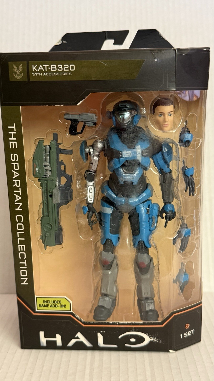 JAZWARES 2020 HALO THE SPARTAN COLLECTION KAT-B320 W/ACCESSORIES NEW IN BOX