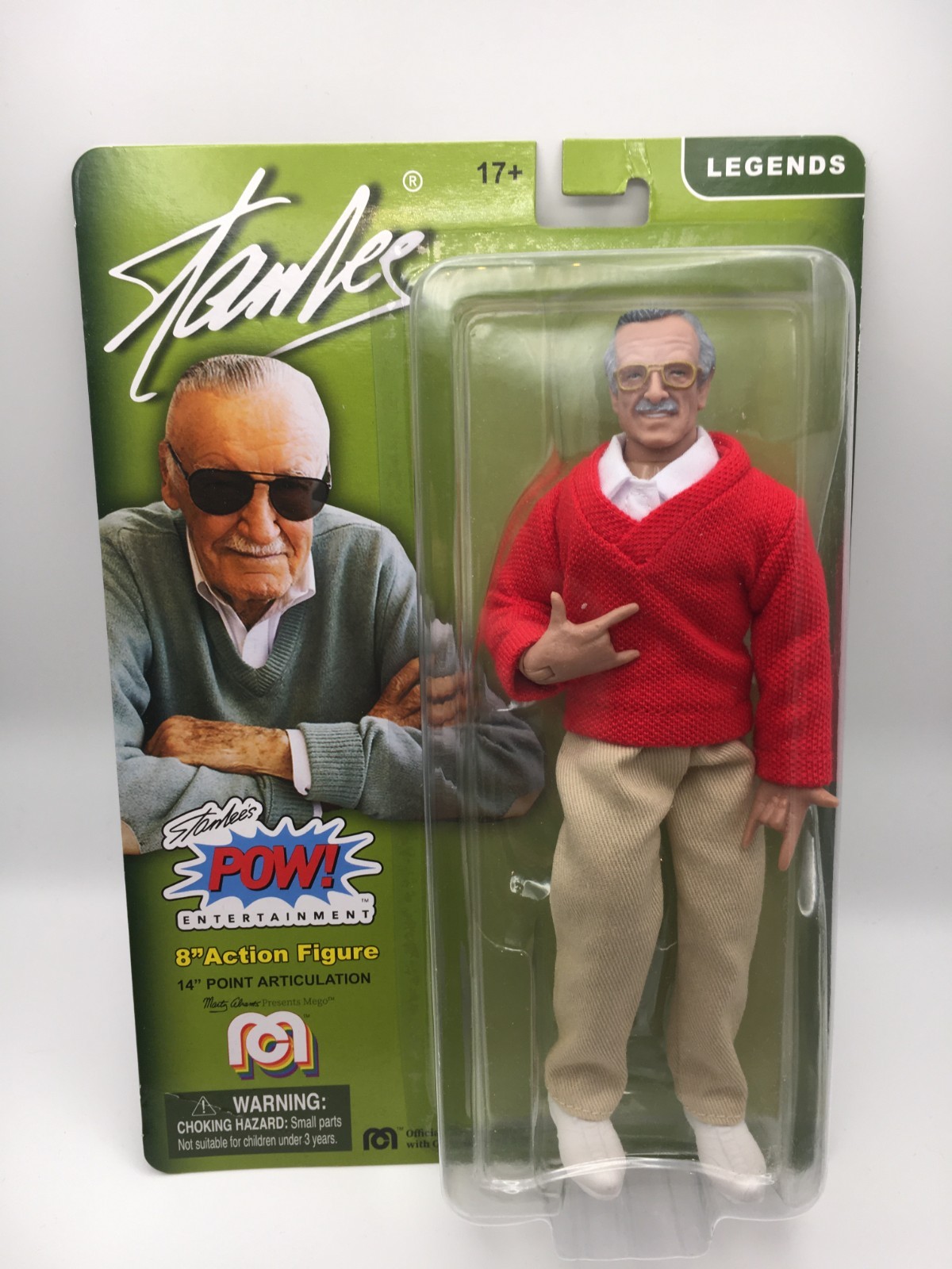 Stan Lee’s Pow Entertainment – Stan Lee 8″ Figure NIB