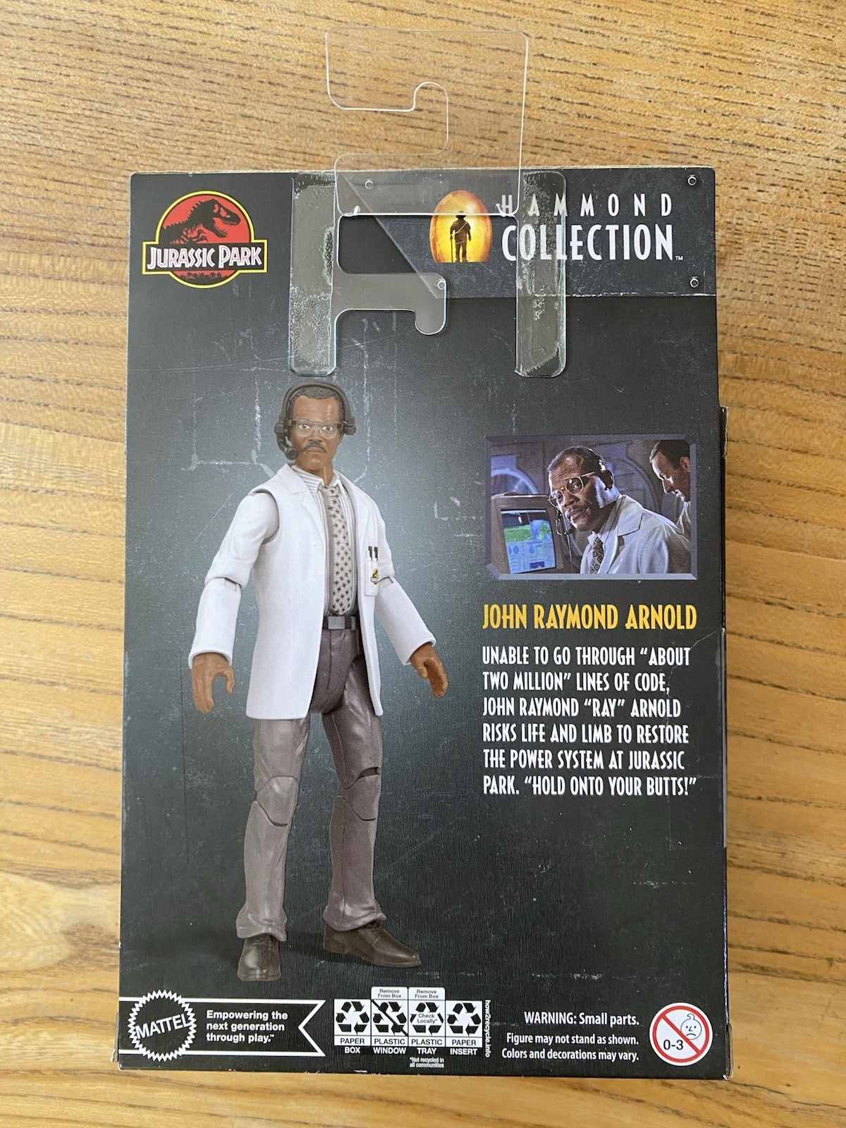 John Raymond Arnold Jurassic Park 30th Anniversary Action Figure 3.75″