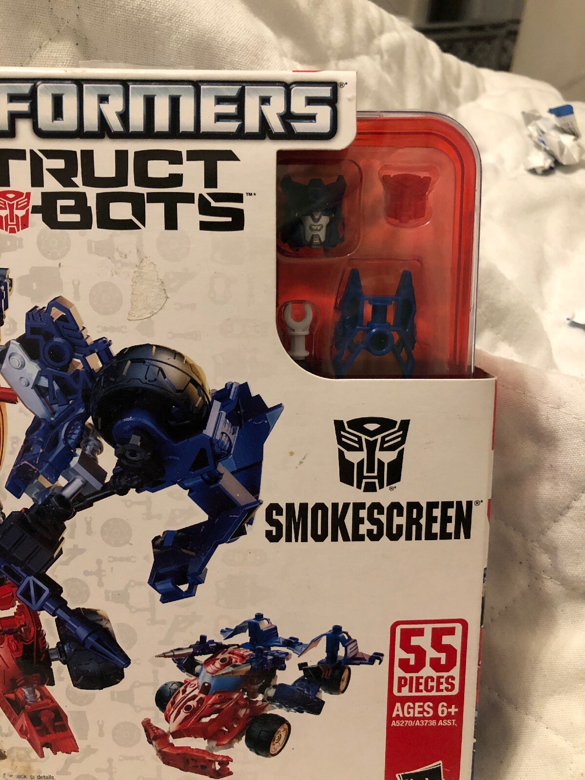 Construct-Bots SMOKESCREEN Elite Class Transformers E1:06 G1 Hasbro New 2013