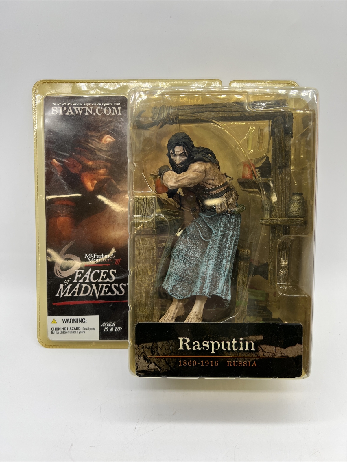 Spawn 6 Faces of Madness Rasputin 1869-1916 Russia McFarlane’s Monsters III