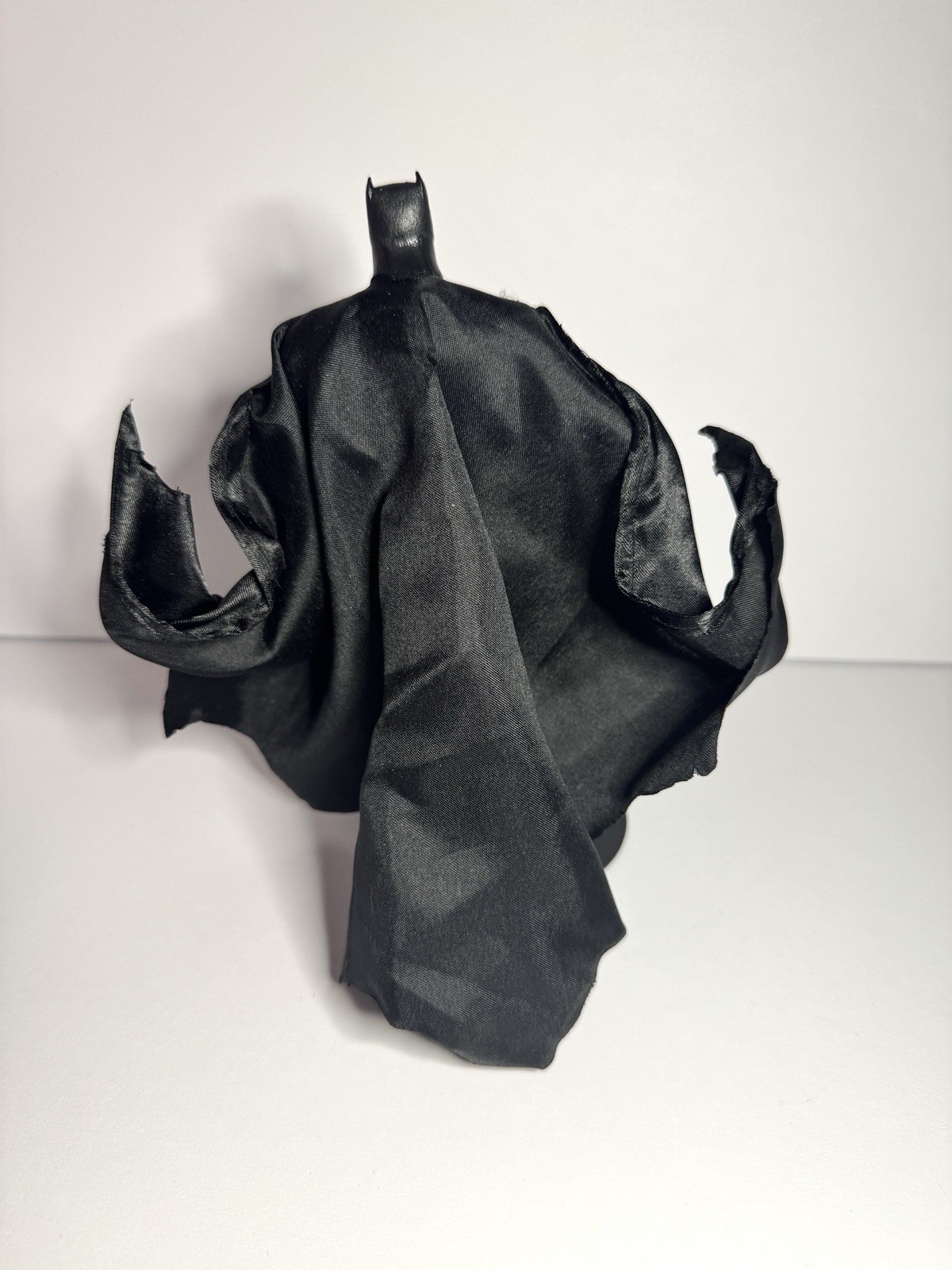 Custom Handmade Black Wired Cape accessory For Batman McFarlane 7” Figure 1/10