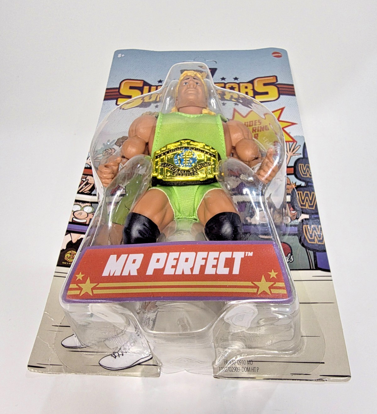 WWE Superstars Mr Perfect Curt Hennig Series 6 Walmart Exclusive Unpunched Card