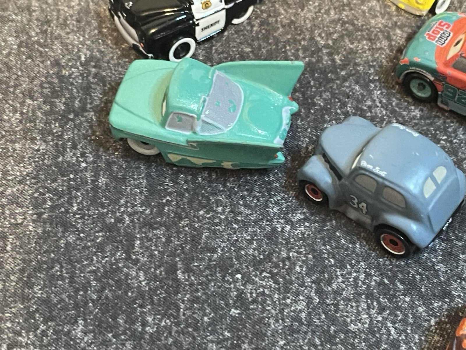 Disney Pixar Cars Mini Racers Lot Of 13 Diecast Toy Cars