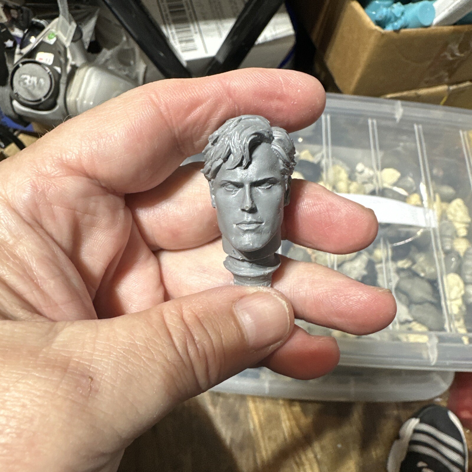 Mego FTC Zica DC Retro Batman Nightwing Maskless Head For 8” Figure 1/9 V3
