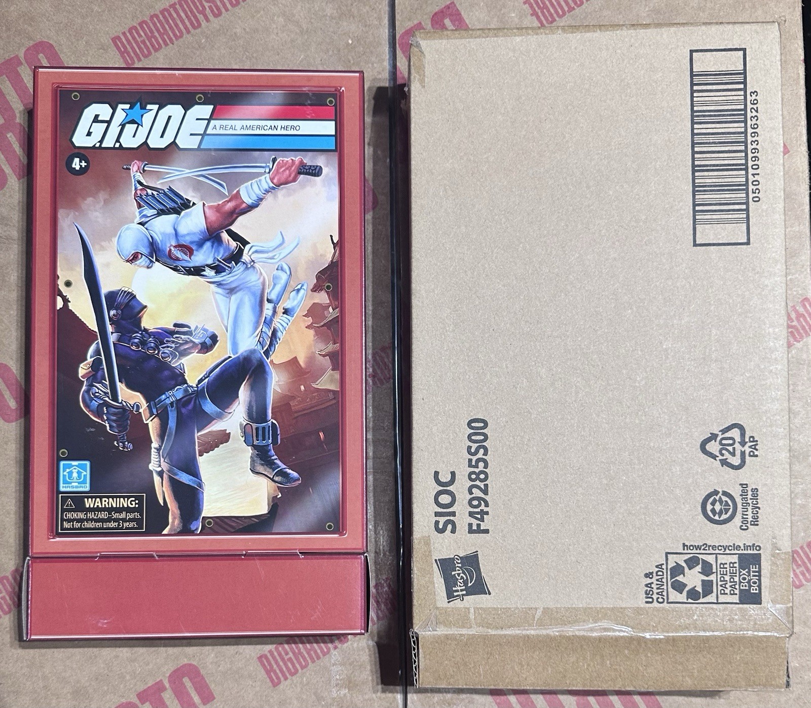 Hasbro Pulse Gi Joe Snake Eyes & Storm Shadow Figure 2 Pack New Mailer Box