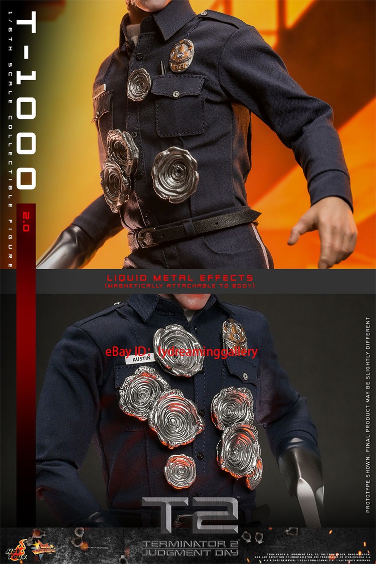Hot Toys MMS774 Terminator 2：Judgment Day T-1000 2.0 1/6 Limited Action Figure