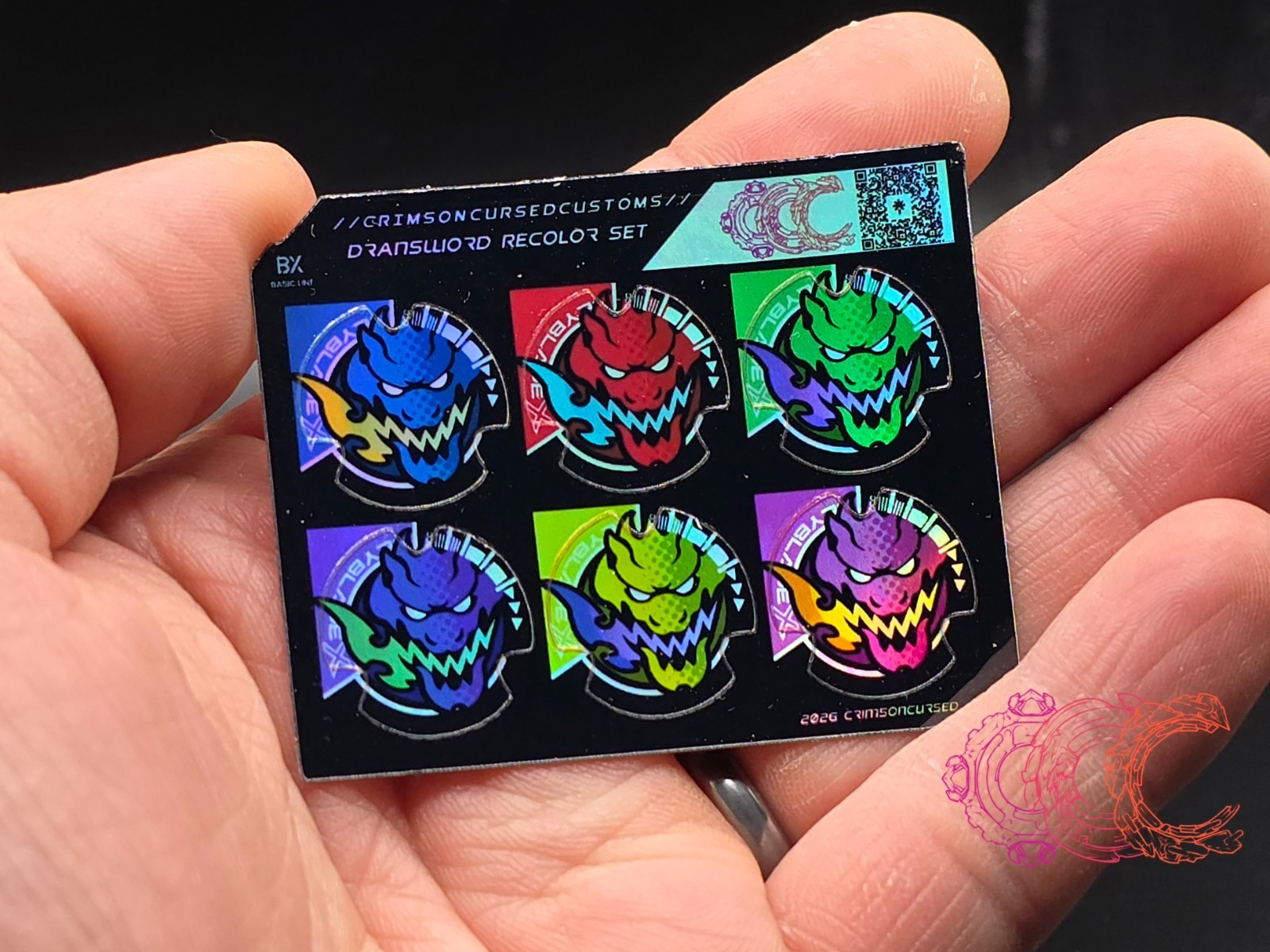 Beyblade X | BX, UX, CX Recolor Set Stickers