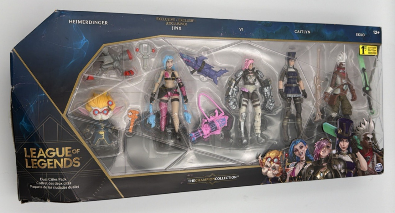 League of Legends Arcane Champion Collection Jinx Vi Caitlyn Ekko Heimerdinger