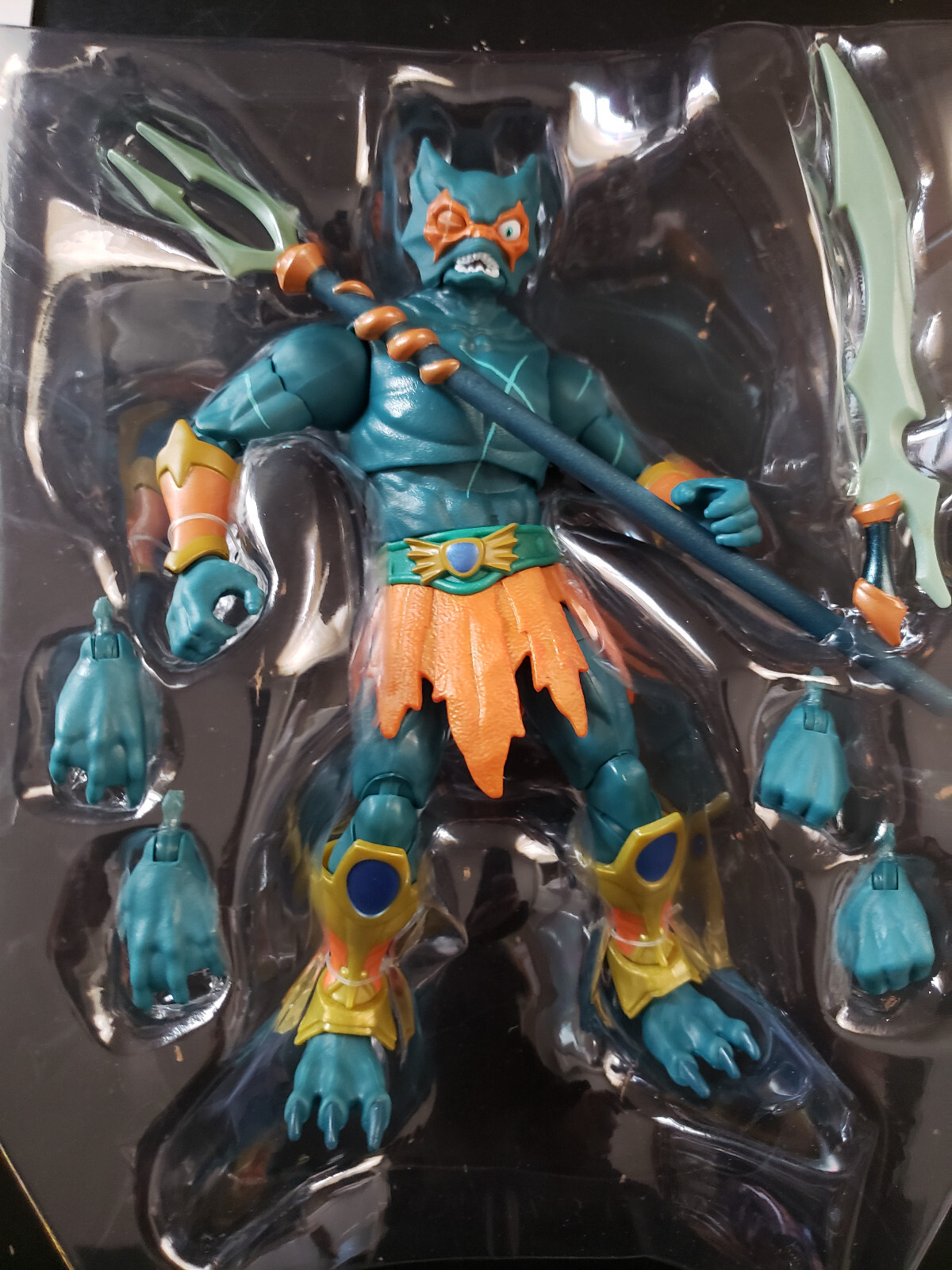 MOTU New Eternia Masterverse Mer-man Figure NEW Netflix Smith 2022 no packaging