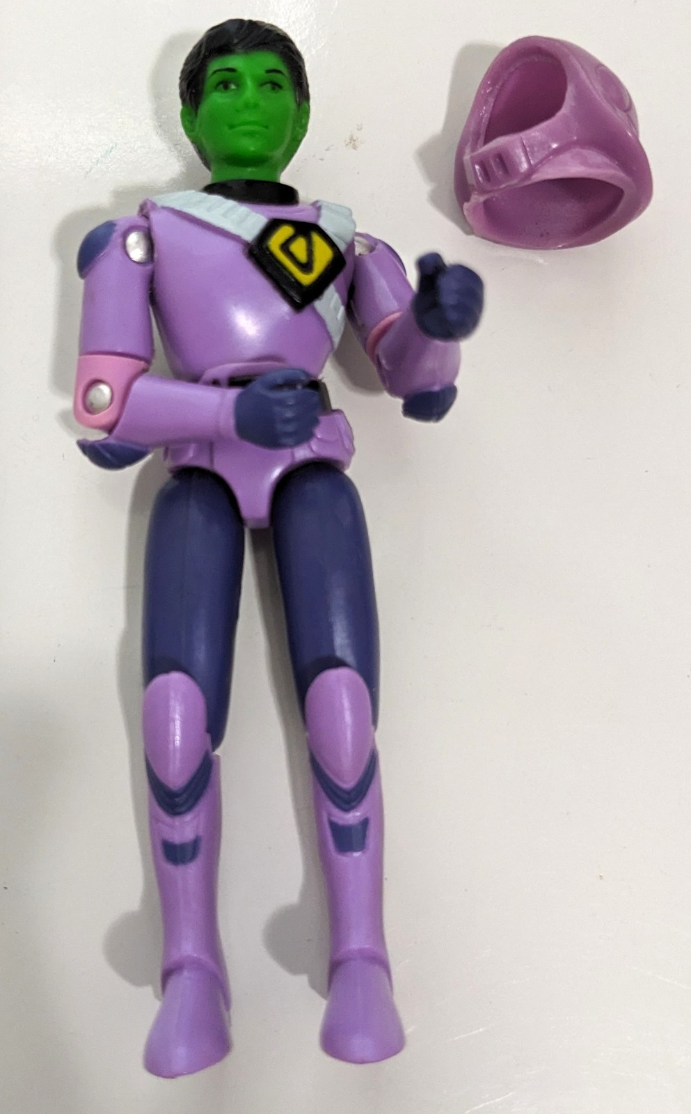 Vintage 1985 Robotech Micronized Zentraedi Warrior 3.75″ Figure With Helmet