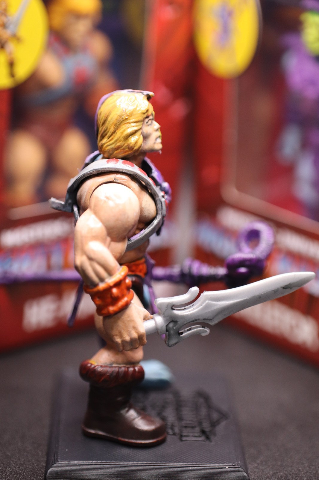 Custom MOTU-inspired Mighty Masterful Action Figure 3.5″ Half and Half Man