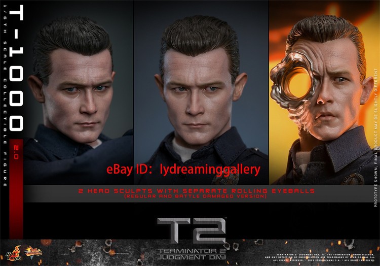 Hot Toys MMS774 Terminator 2：Judgment Day T-1000 2.0 1/6 Limited Action Figure