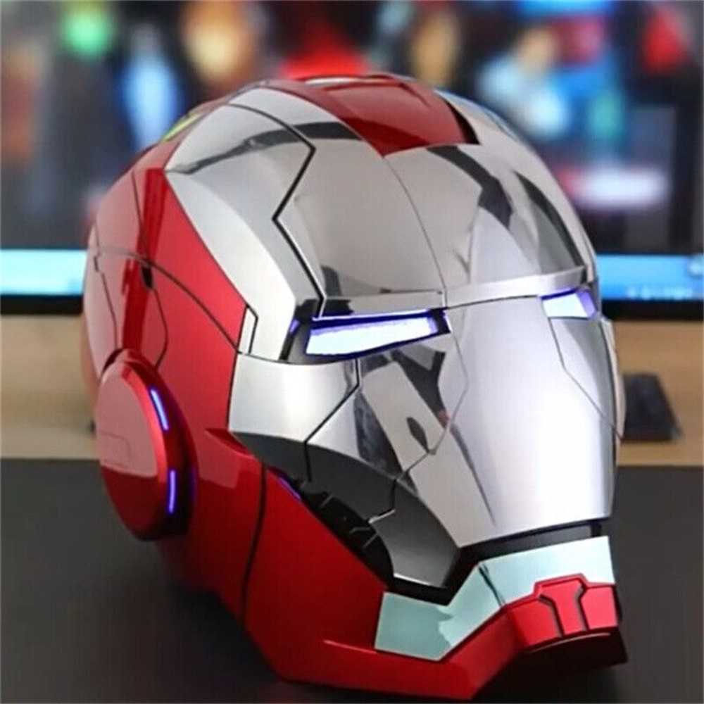 IN STOCK !!! AUTOKING Iron Man Helmet MK5 Electronic Voice Activated Open&Close