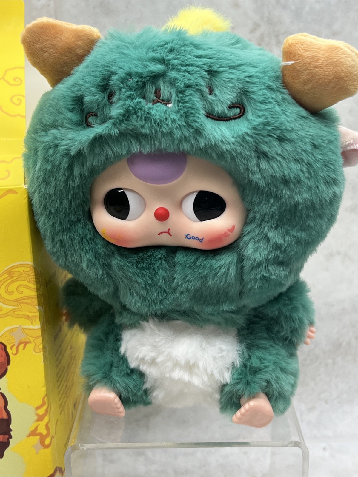 Baby Three Twelve Zodiac Plush Doll – Dragon- New/Opened- See Pics