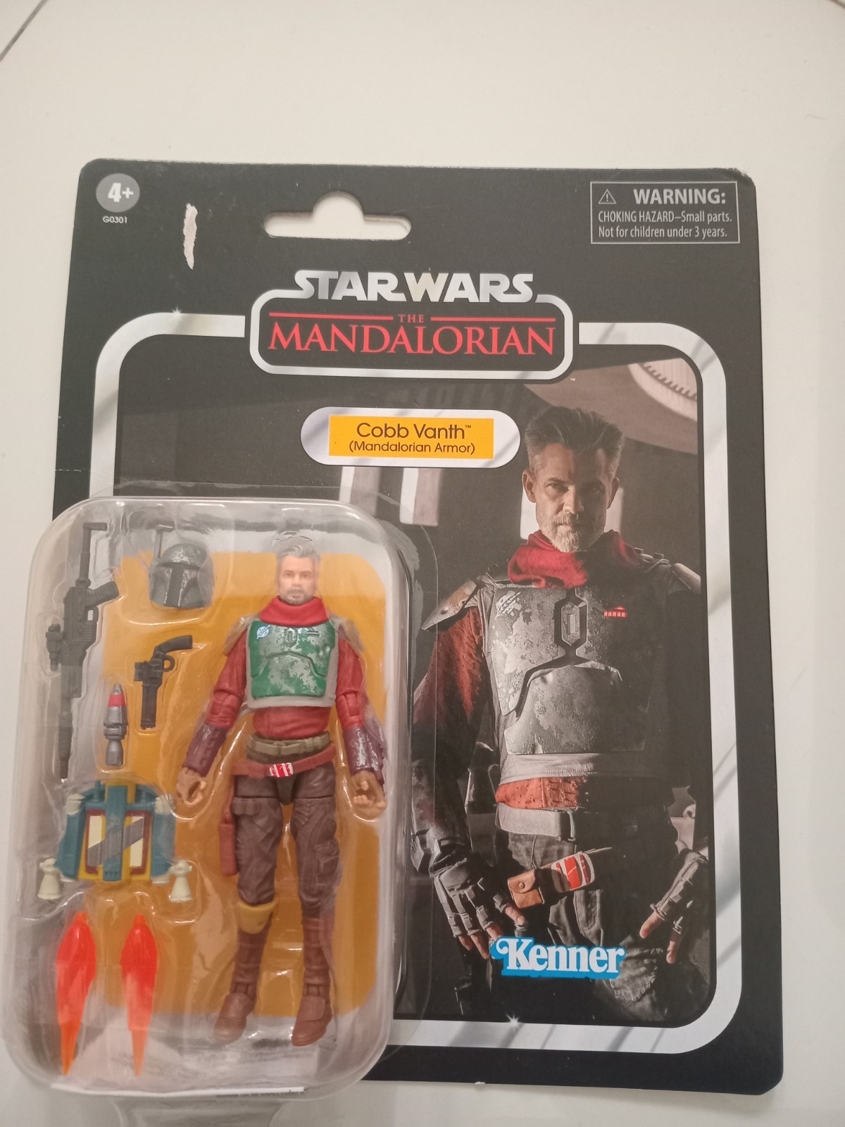 New KENNER Star Wars The Vintage Collection Cobb Vanth Mandalorian Armor Figure