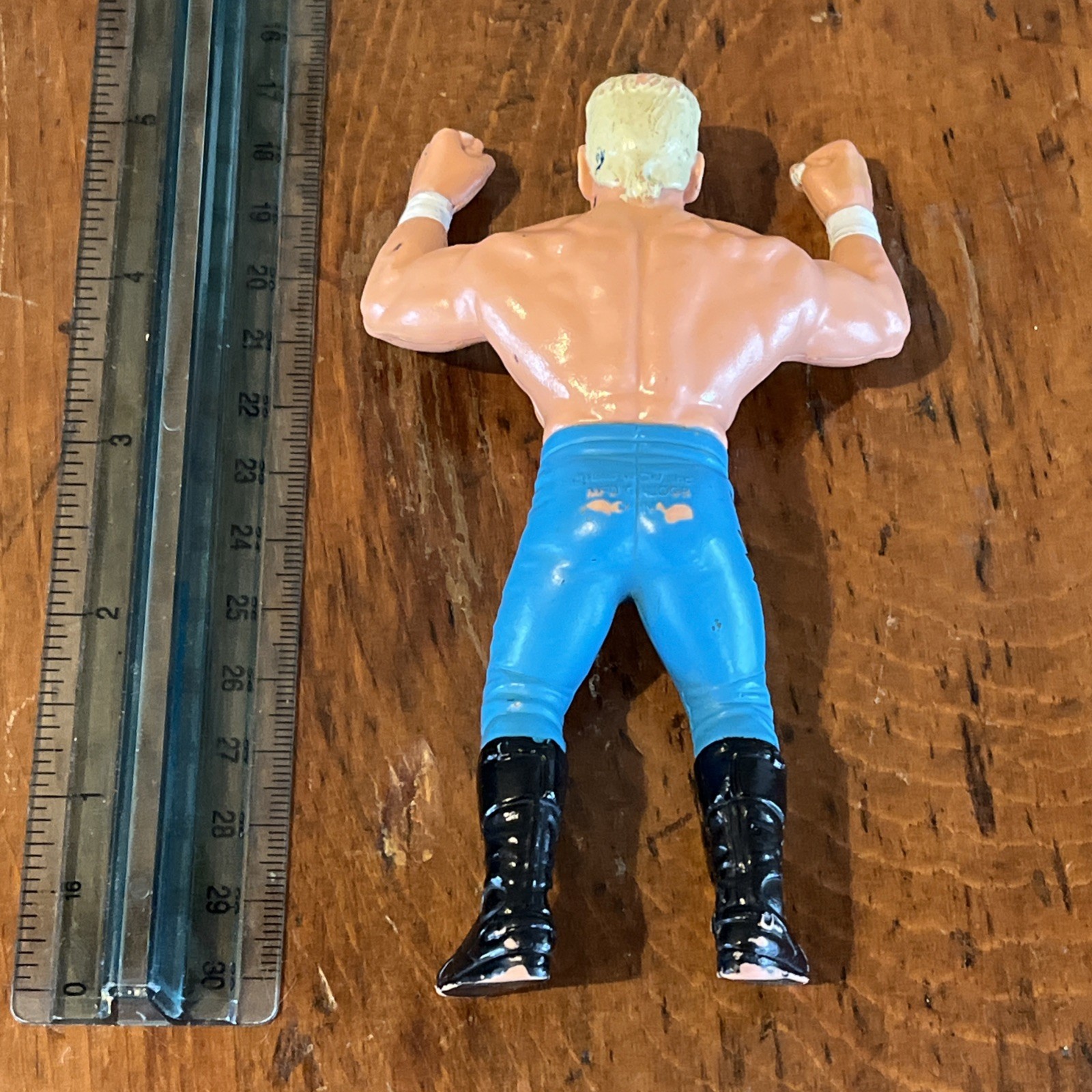 Vintage WCW WWE WWF Galoob Wrestling Action Figure 1990 Surfer Sting Blue