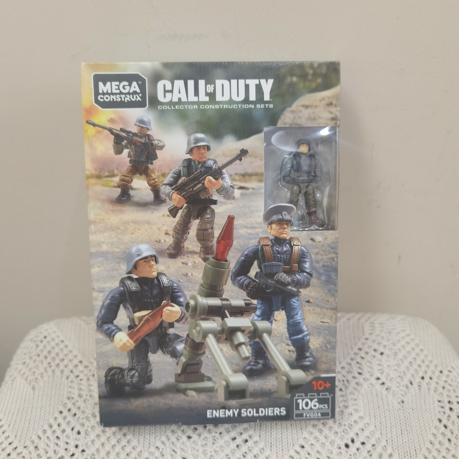 Mega Construx Bloks Call Of Duty ENEMY SOLDIERS WWII Sealed New FVG04 figure