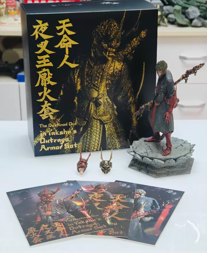 Official Black Myth: Wukong Wukong The Destined One 1/12 Action Figure H 7.68″