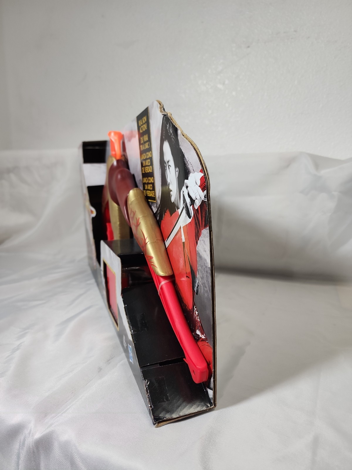 Nerf Disney Princess Mulan Warrior Bow Crossbow Toy w/8 Elite Foam Darts,JJ-B-03