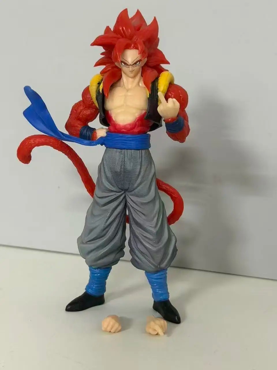 Dragon Ball Super Saiyan 4 Gogeta Action Figure Collectible Anime Statue Desktop