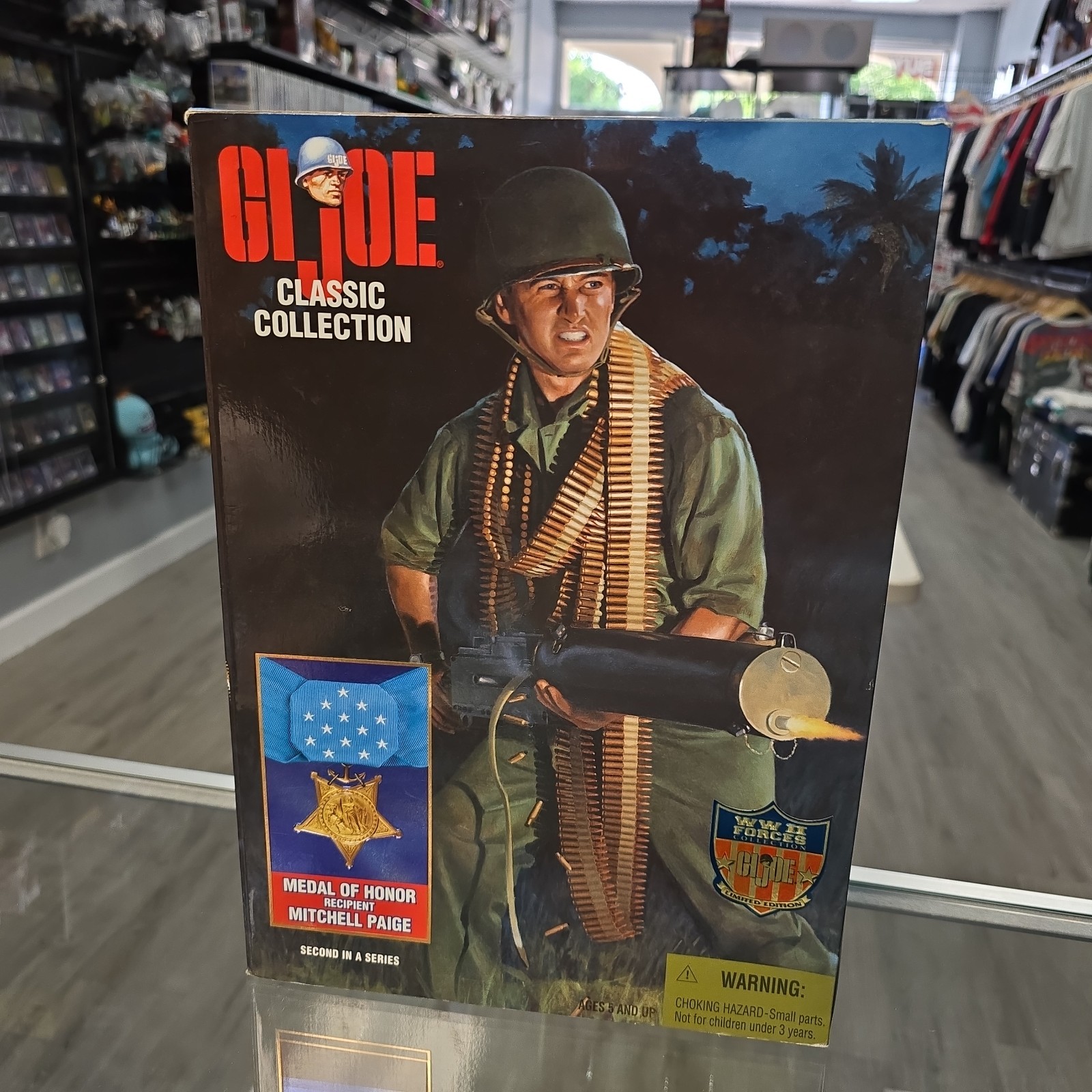 GI Joe Classic Collection Medal of Honor Mitchell Paige G.I. Action Figure New
